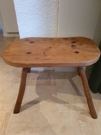 Rustic table , Brutalist , Oak , Year 50/60 .