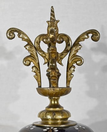 Importante Garniture de Cheminée en Bronze Doré – Fin XIXe