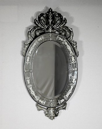 Venetian Oval Mirror - 1940