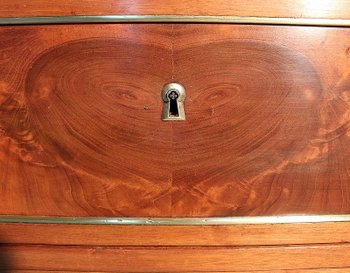 Mahogany chest of drawers, Louis XVI period - XVIIIth century