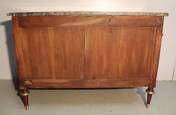 Mahogany chest of drawers, Louis XVI period - XVIIIth century