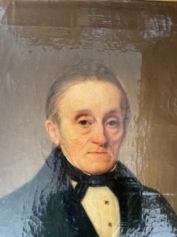 Portrait De François Pierre Dominique Fonteyne Peint Pars A. Van Erps