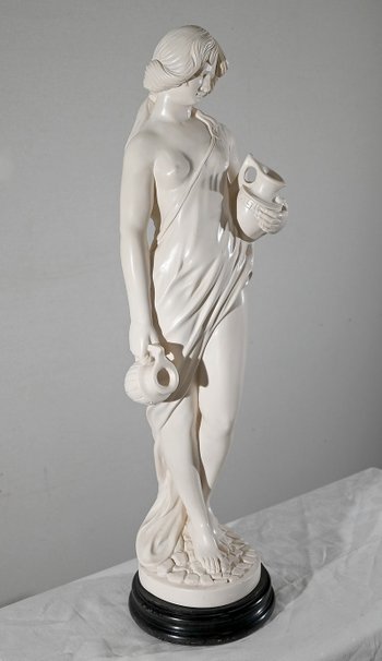 Important Statue, "Young Woman with Jugs" - 2nd part XXth century