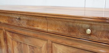 Credenza in ciliegio massiccio, stile Luigi Filippo - Metà del XIX secolo