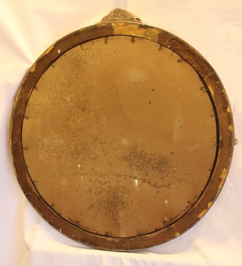 Miroir Rond De Style Louis XV, 54 X 58 Cm