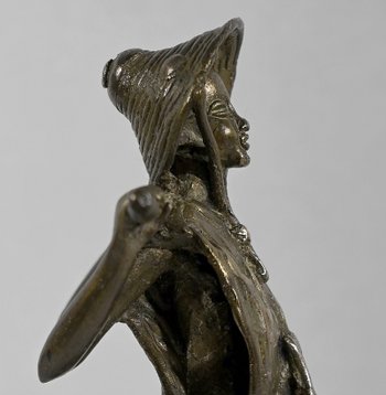 Bronze « Le Paysan Indochinois », Asie – Début XXe