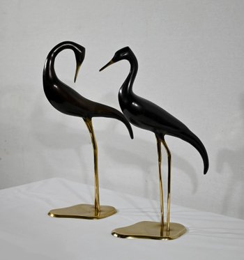 Pair of Metal Stilts - 1940