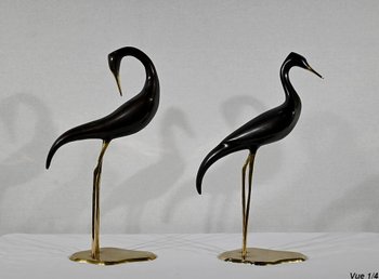 Pair of Metal Stilts - 1940