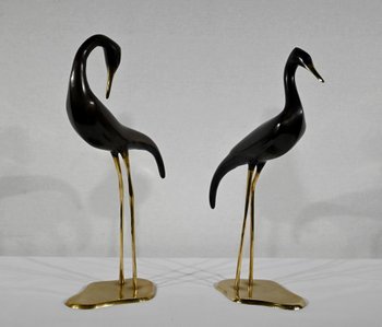 Pair of Metal Stilts - 1940