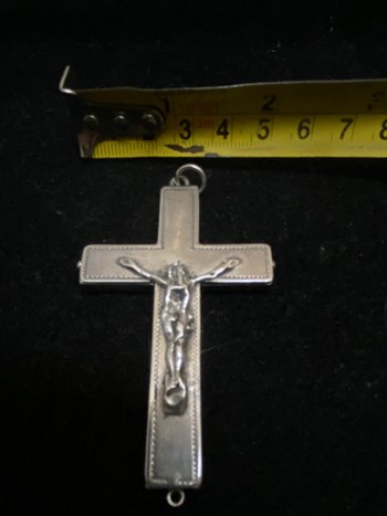 CROSS IN SOLID SILVER XVIII TH