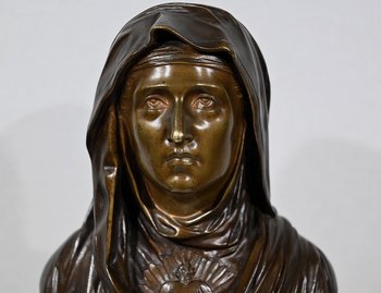 Bronze « La Vierge Marie », J. Bulio – XIXe