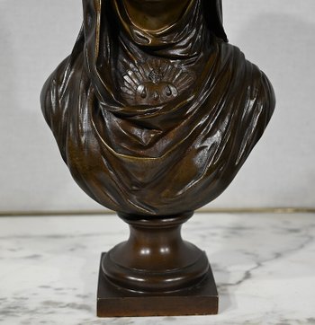 Bronze « La Vierge Marie », J. Bulio – XIXe