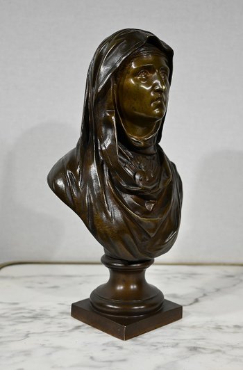 Bronze « La Vierge Marie », J. Bulio – XIXe