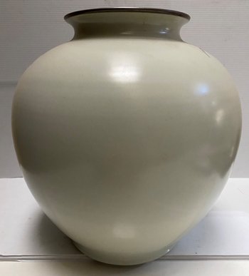 Big Japanese ball vase Kutani 1940