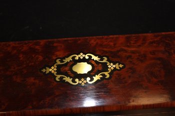 Coffret à Bijoux Napoléon III En Marqueterie