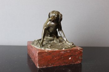 Bronze Hunting Dog XIX