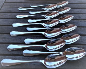 12 silver plated cutlery Japan model Christofle silverware