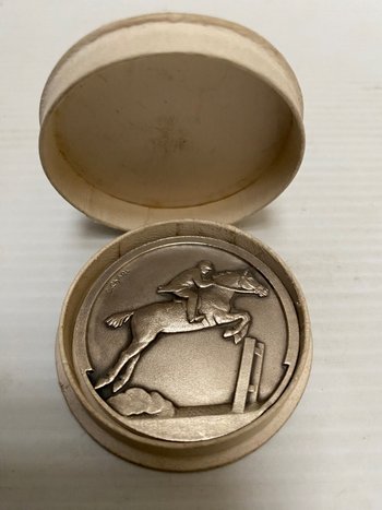 SILVER PLATED BRONZE MEDAL