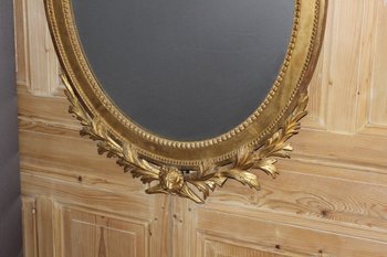 Louis XVI Gilded Wood Mirror Late 18th Century