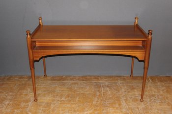 Three Drawer Flat Desk And Lacquer Maison Gauthier About 1960