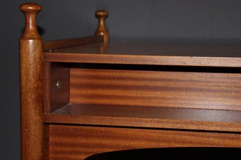 Three Drawer Flat Desk And Lacquer Maison Gauthier About 1960