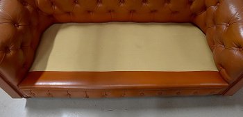 Chesterfield Leather Sofa - Late 19th century