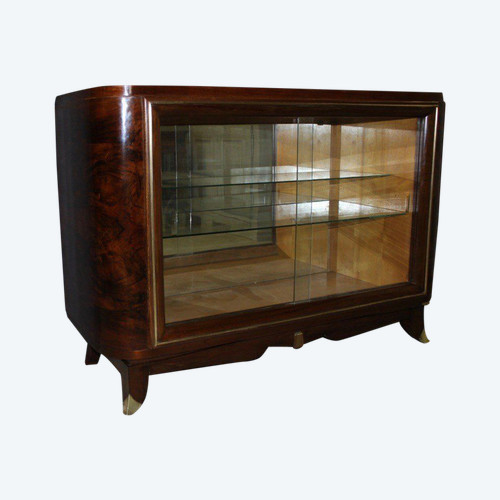 Art Deco period Walnut silver cabinet