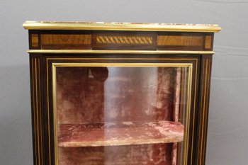 Louis XVI Style Marquetry Display Case