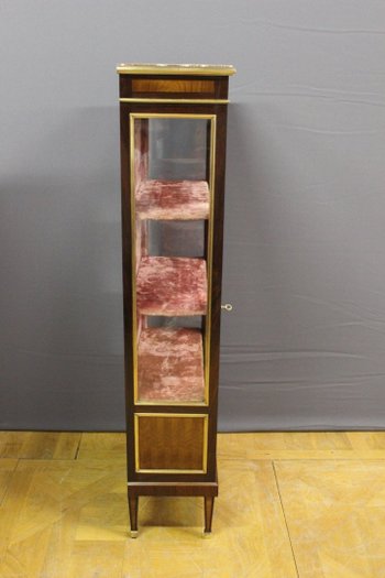 Louis XVI Style Marquetry Display Case