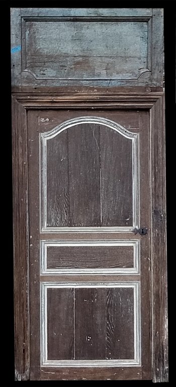 Porte Bâti Et Supra Porte d'époque XVIIIème Louis XV Boiserie Portes