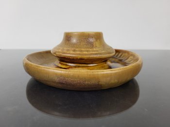 Stoneware inkwell signed Théo Perrot (1856-1942)