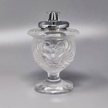 1970 Superb set of smokers by Lalique. Signed at the bottom. Made in France