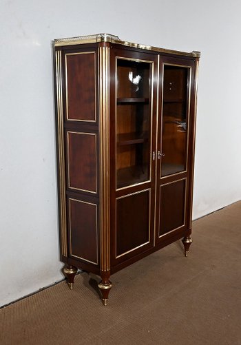 Mahogany bookcase, Louis XVI style - 2nd half XIXth century