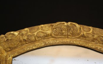 Miroir en bois doré Louis XIV