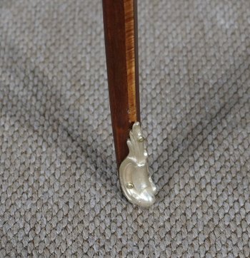 Elegant little Rognon Table in Mahogany and Rosewood - early XXth century