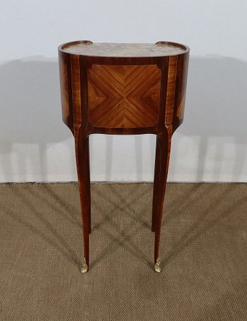 Elegant little Rognon Table in Mahogany and Rosewood - early XXth century