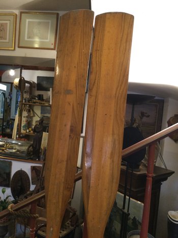 Pair of old oars