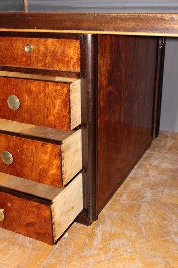 Art Deco period flat desk in rosewood circa 1930