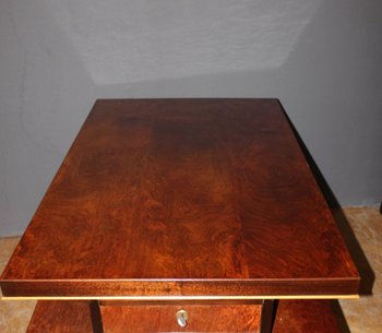 Art Deco period flat desk in rosewood circa 1930