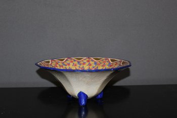 Art Deco cup in Longwy enamel circa 1930