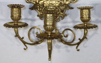 Importante coppia di appliques a 3 bracci in ormù di Napoleone III - metà del XIX secolo