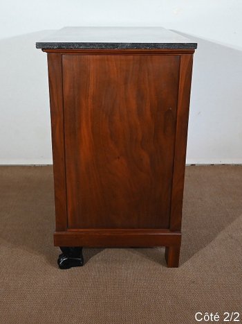 Small Cuban mahogany chest of drawers, Return from Egypt Empire - Early 19th century