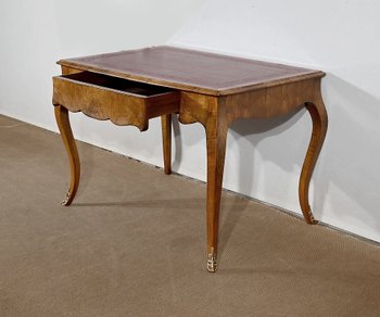 Walnut table and desk, Louis XV style - Mid 19th century