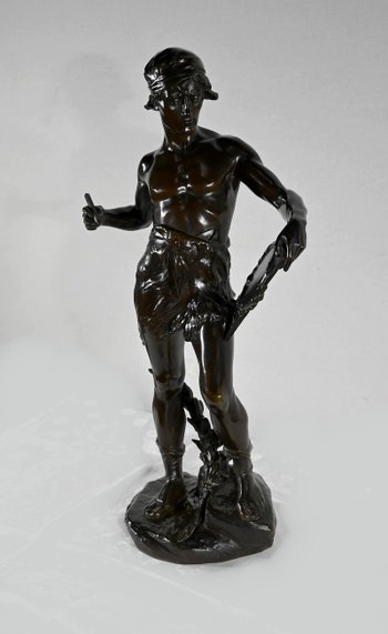 Important Bronze « Allégorie de la Poésie », d’ E. Drouot – 1900