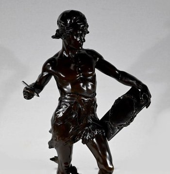 Important Bronze « Allégorie de la Poésie », d’ E. Drouot – 1900