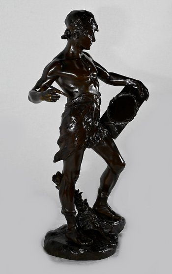 Important Bronze « Allégorie de la Poésie », d’ E. Drouot – 1900