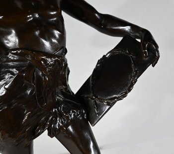 Important Bronze « Allégorie de la Poésie », d’ E. Drouot – 1900