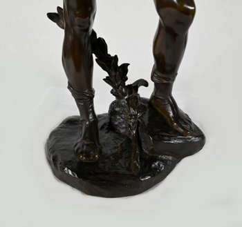 Important Bronze « Allégorie de la Poésie », d’ E. Drouot – 1900