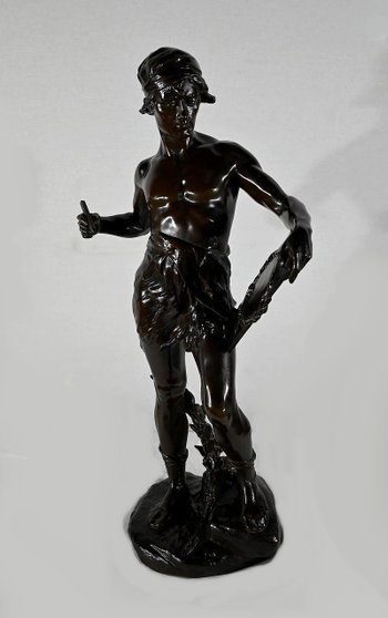 Important Bronze « Allégorie de la Poésie », d’ E. Drouot – 1900