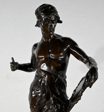 Important Bronze « Allégorie de la Poésie », d’ E. Drouot – 1900